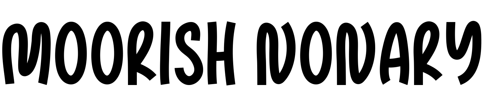 Шрифт Moorish Nonary