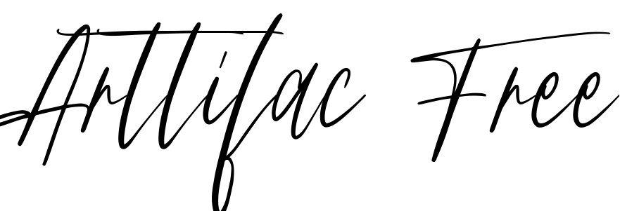 Шрифт Arttifac Free