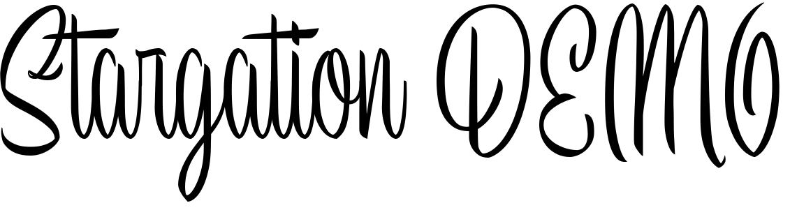 Шрифт Stargation DEMO