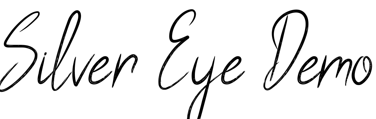 Шрифт Silver Eye Demo