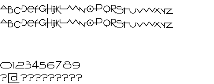 Шрифт O 10 Type