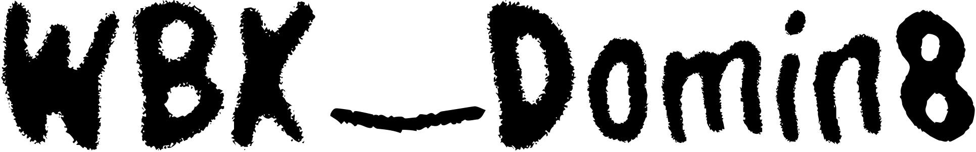 Шрифт WBX_Domin8
