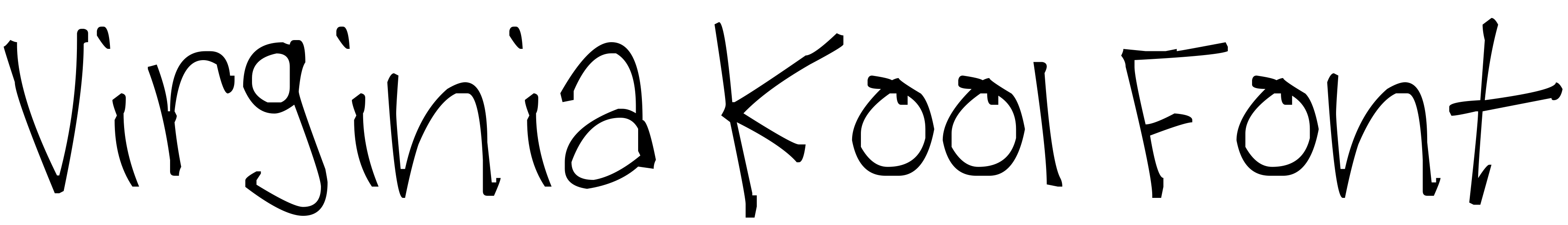 Шрифт Virginia Kool Font