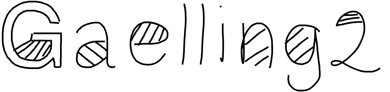 Шрифт Gaelling2