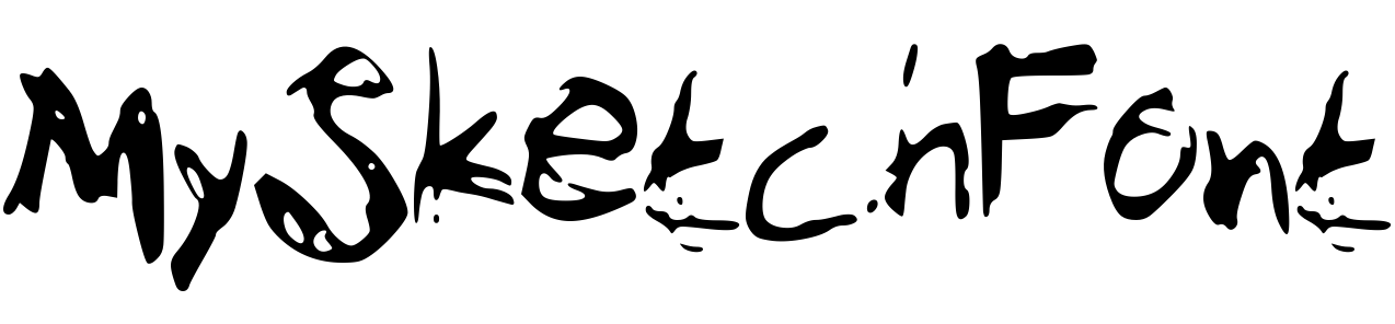 Шрифт MySketchFont