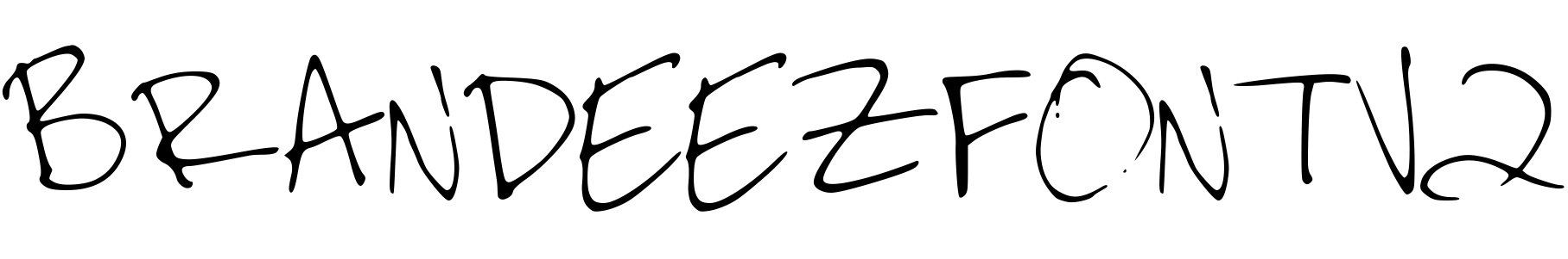 Шрифт BRANDEEZFONTV2