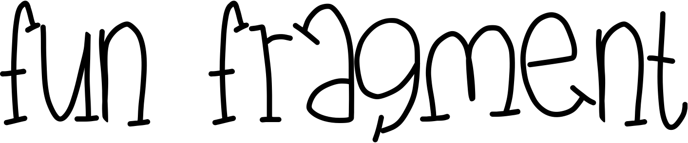 Шрифт fun fragment