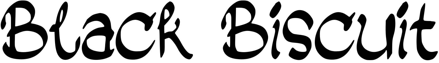 Шрифт Black_Biscuit