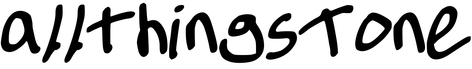 Шрифт allthingsTone