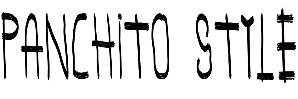 Шрифт panchito style