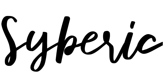 Шрифт Syberic
