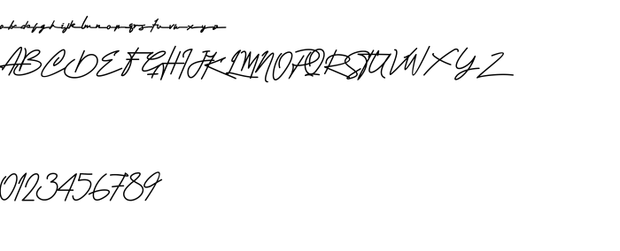 Шрифт Attention Script