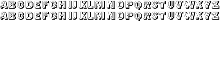 Шрифт Photographer 3D