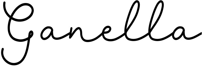 Шрифт Ganella