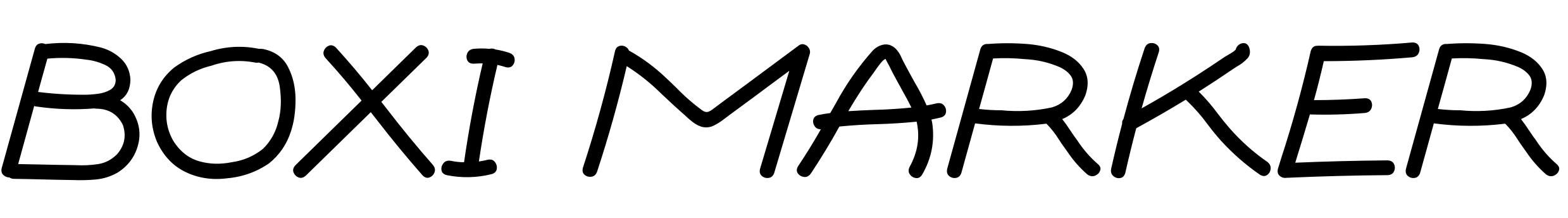 Шрифт BOXI MARKER