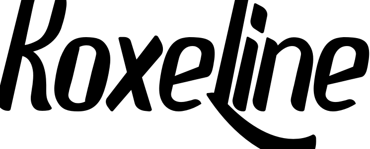 Шрифт Roxeline