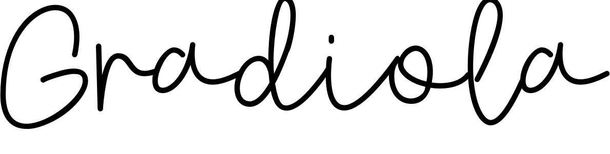 Шрифт Gradiola