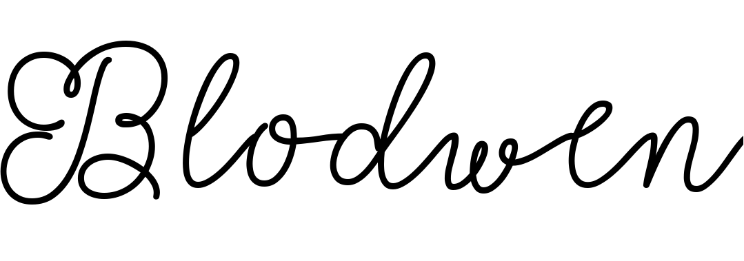 Шрифт Blodwen