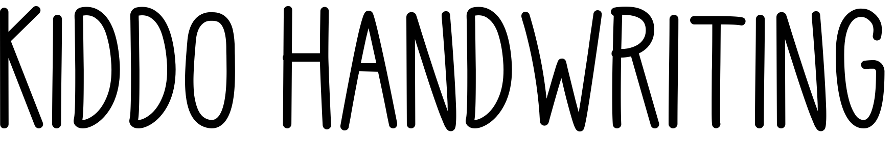 Шрифт Kiddo Handwriting