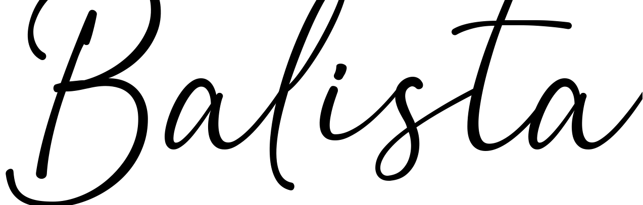 Шрифт Balista