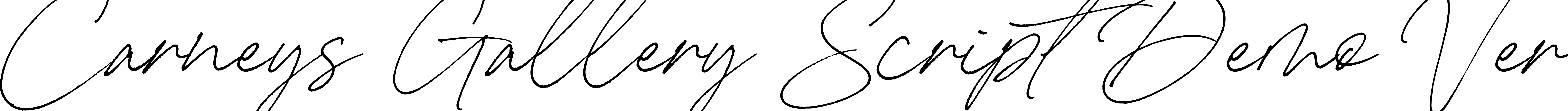 Шрифт Carneys Gallery Script Demo Ver