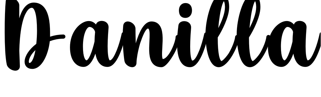 Шрифт Danilla
