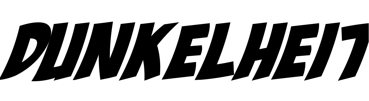 Шрифт Dunkelheit