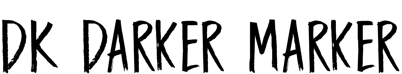 Шрифт DK Darker Marker