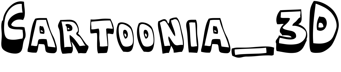 Шрифт Cartoonia_3D