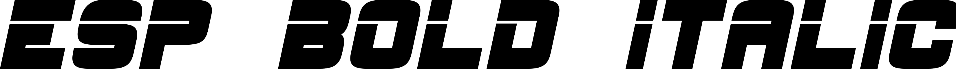 Шрифт ESP_Bold_Italic