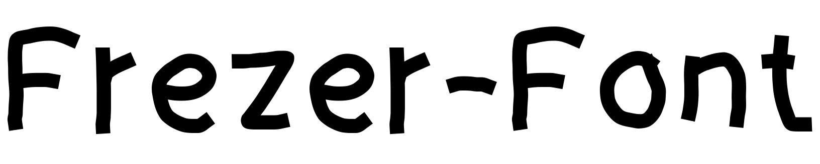 Шрифт Frezer-Font