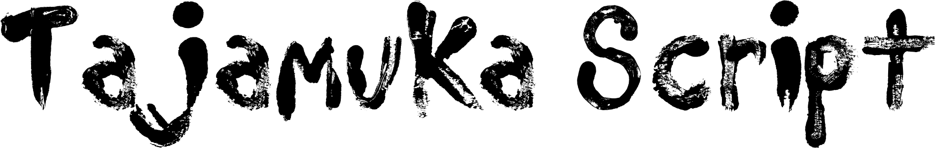 Шрифт Tajamuka Script