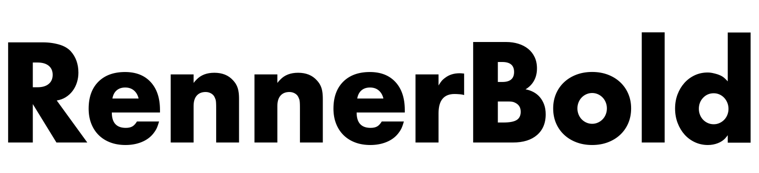 Шрифт RennerBold