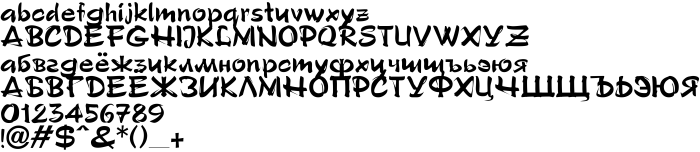 Шрифт EFN OknoFont