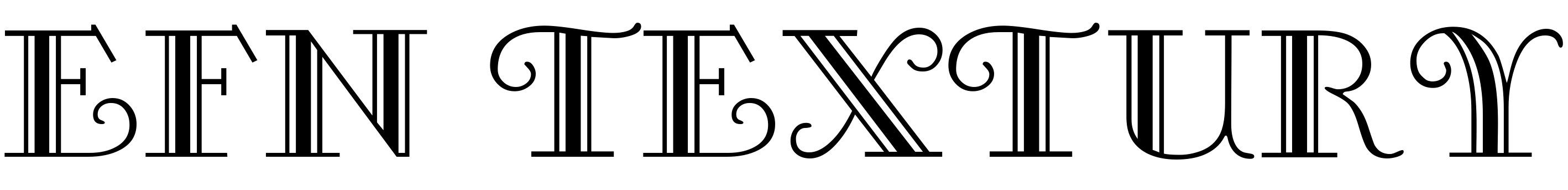 Шрифт EFN Textury