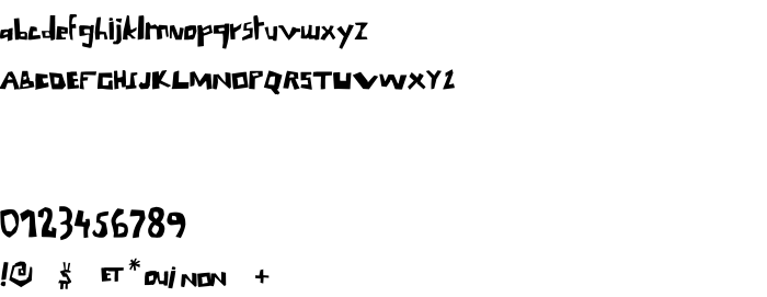 Шрифт Leclaude