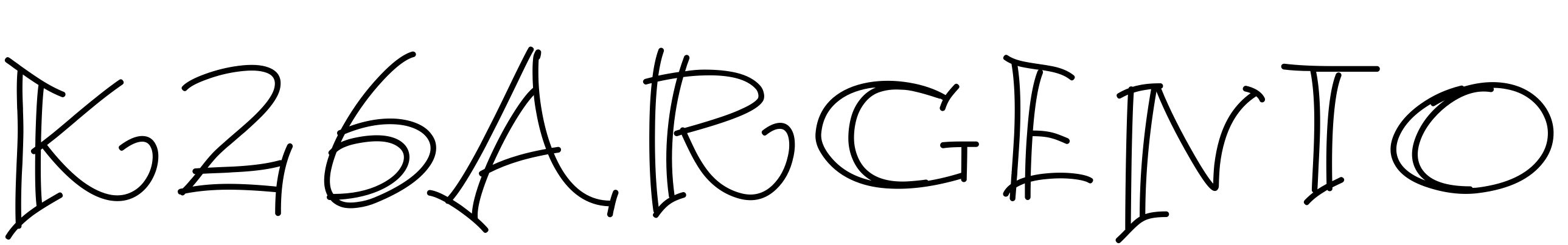 Шрифт K26Argento