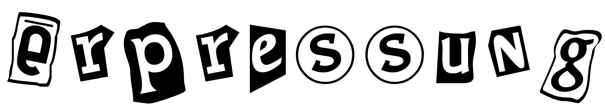 Шрифт Erpressung