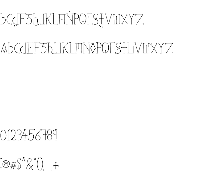 Шрифт Ephotical