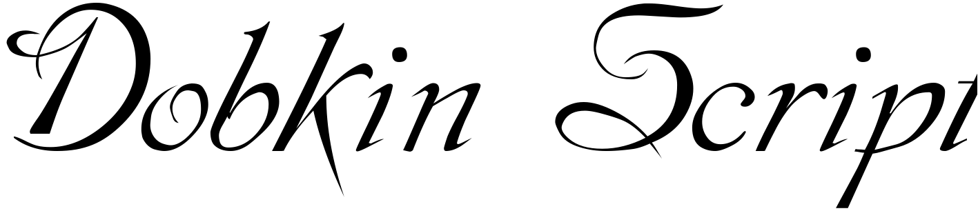 Шрифт Dobkin Script