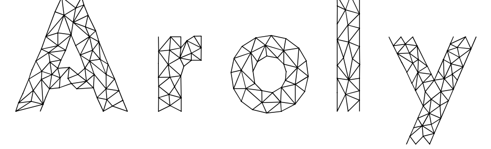 Шрифт Aroly