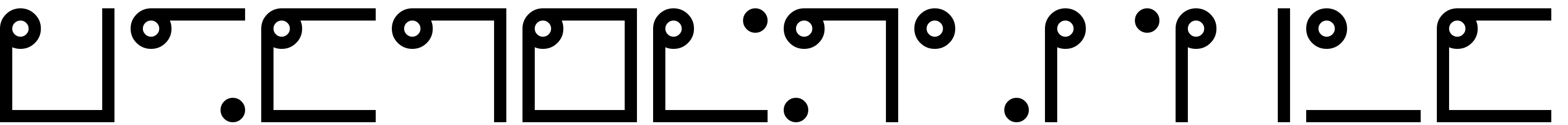 Шрифт Nyctographic