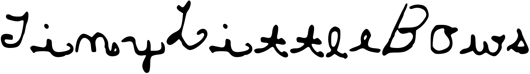 Шрифт TinyLittleBows