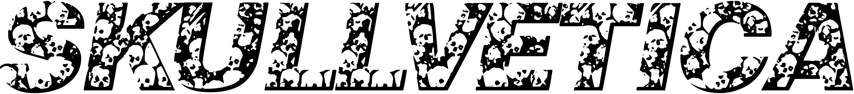 Шрифт Skullvetica