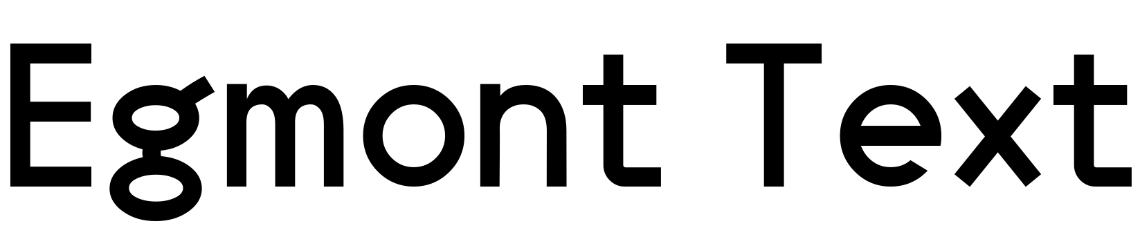 Шрифт Egmont Text