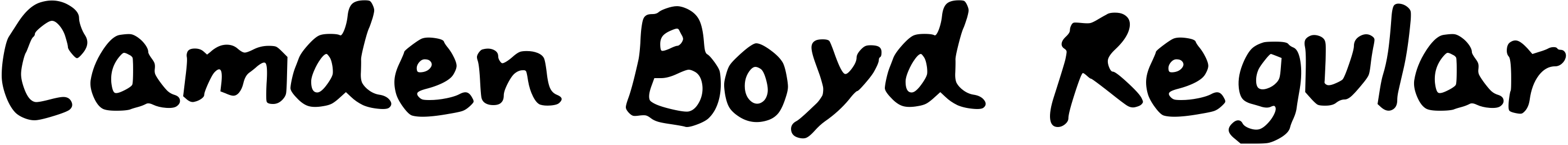 Шрифт Camden_Boyd_Regular