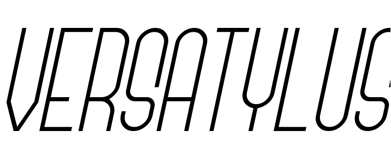Шрифт Versatylus