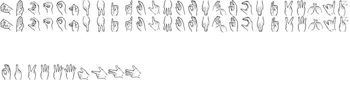 Шрифт HandSignEST