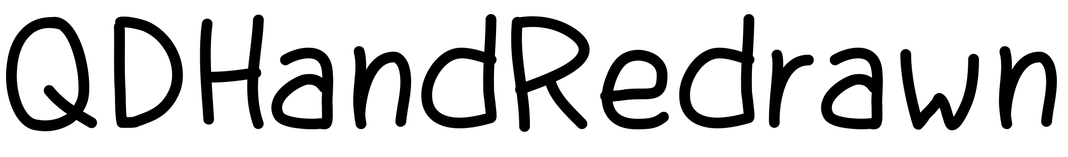Шрифт QDHandRedrawn