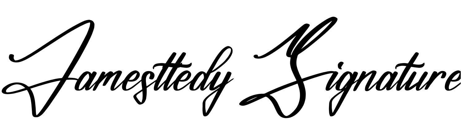 Шрифт Jamesttedy Signature